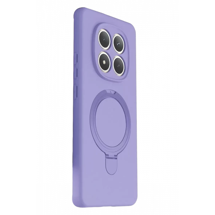 Newface Xiaomi Redmi Note 15 4G Regal Magsafe Standlı Kapak - Lila