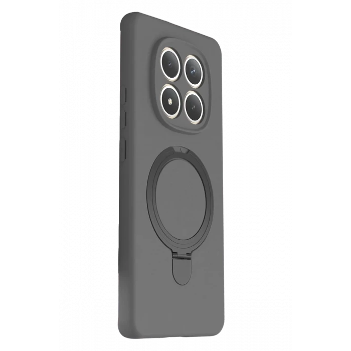 Newface Xiaomi Redmi Note 15 4G Regal Magsafe Standlı Kapak - Titan Gri