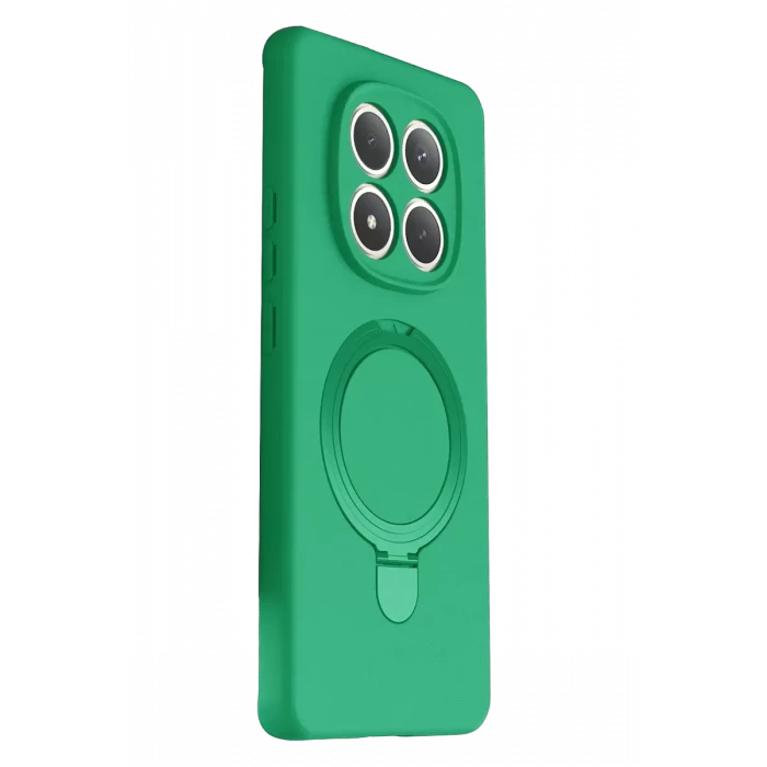 Newface Xiaomi Redmi Note 15 4G Regal Magsafe Standlı Kapak - Yeşil
