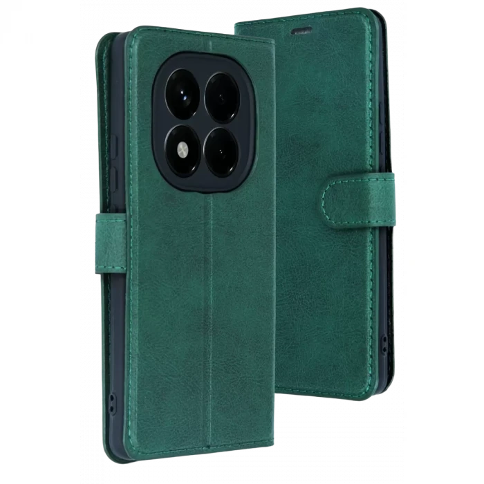 Newface Xiaomi Redmi Note 15 4G Trend S Plus Kapaklı Kılıf - Yeşil