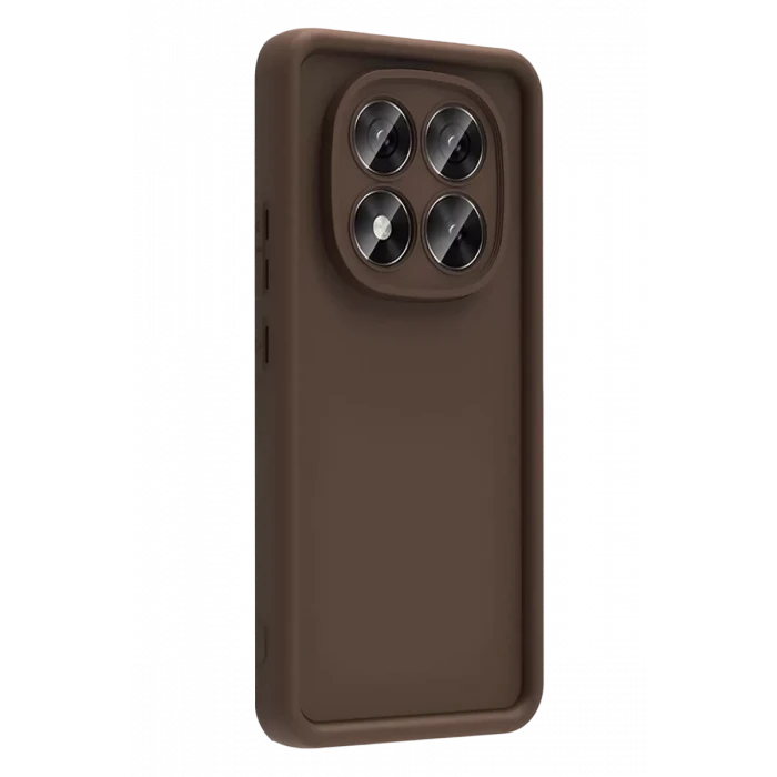 Newface Xiaomi Redmi Note 15 4G Viera Silikon - Kahverengi