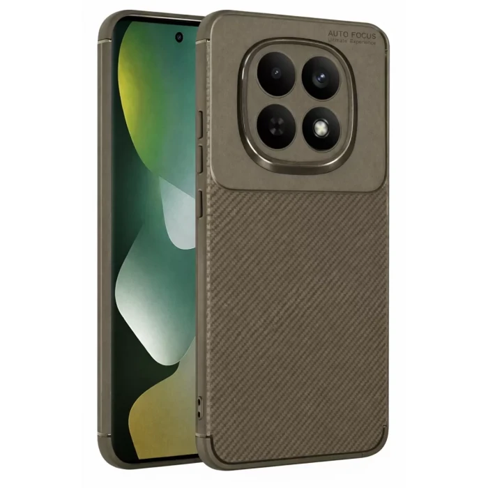 Newface Xiaomi Redmi Note 15 Pro 4G Auto Focus Karbon Kapak - Kahverengi