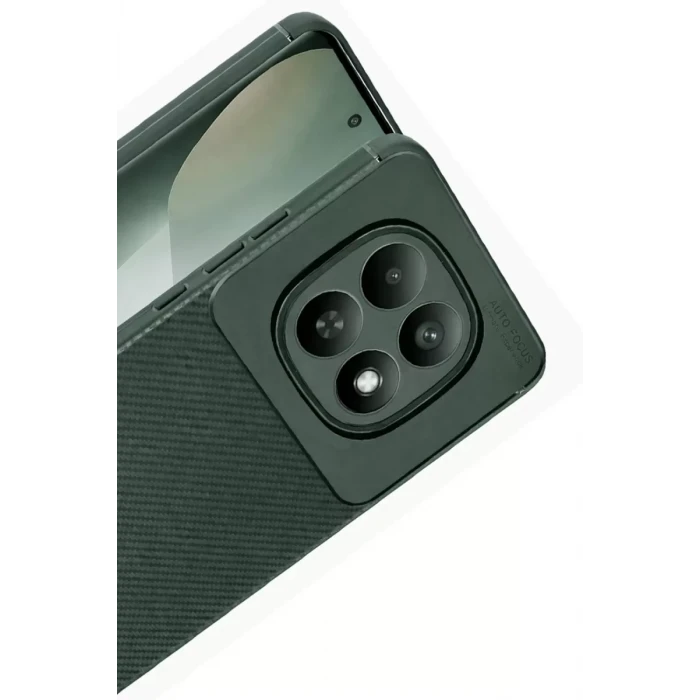 Newface Xiaomi Redmi Note 15 Pro 4G Auto Focus Karbon Kapak - Koyu Yeşil