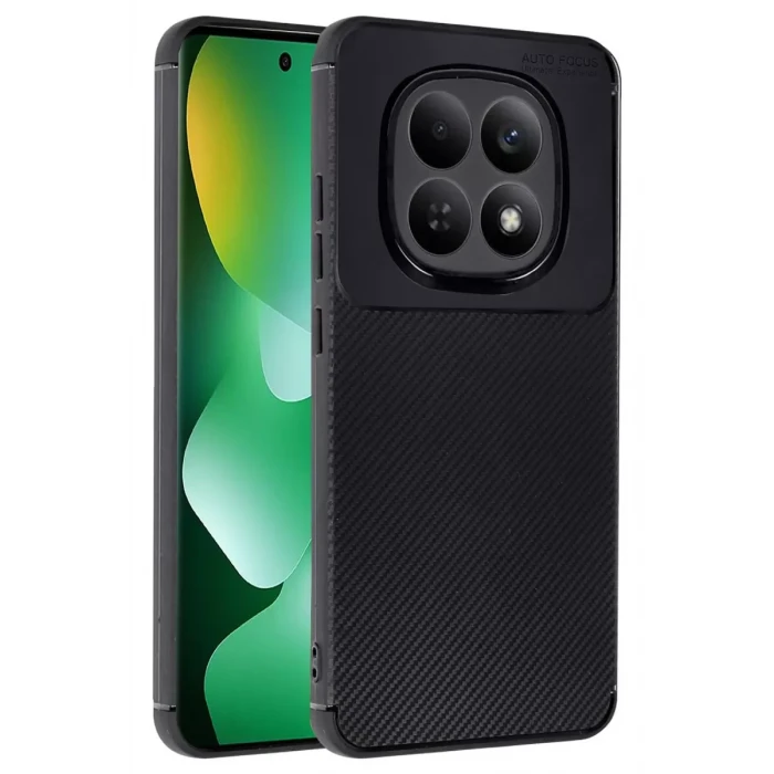 Newface Xiaomi Redmi Note 15 Pro 4G Auto Focus Karbon Kapak - Siyah