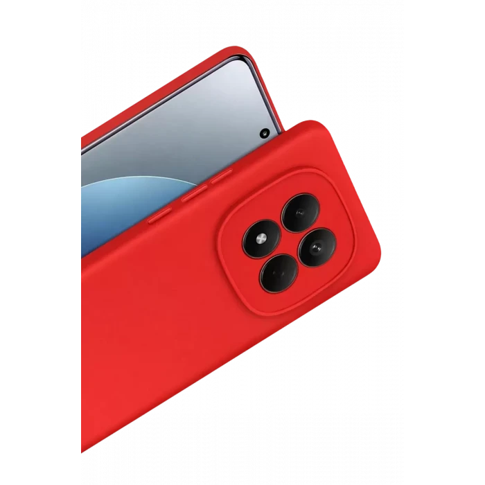 Newface Xiaomi Redmi Note 15 Pro 4G First Silikon - Kırmızı