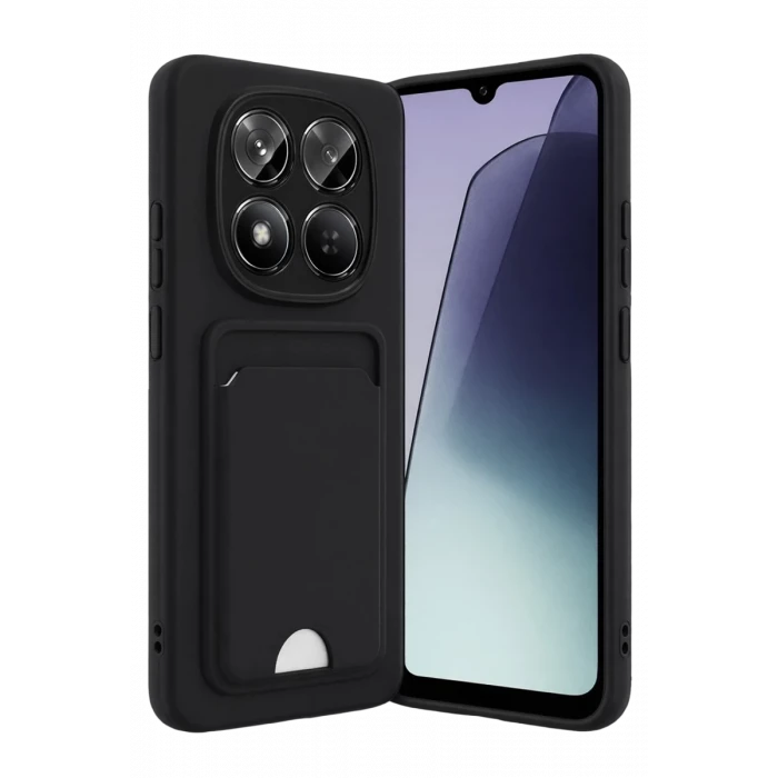 Newface Xiaomi Redmi Note 15 Pro 4G Kelvin Kartvizitli Silikon - Siyah
