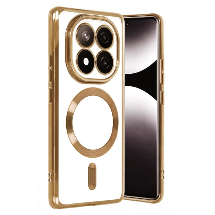 Newface Xiaomi Redmi Note 15 Pro 4G Kross Magneticsafe Kapak - Gold