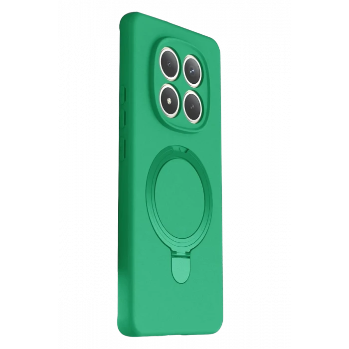 Newface Xiaomi Redmi Note 15 Pro 4G Regal Magsafe Standlı Kapak - Yeşil