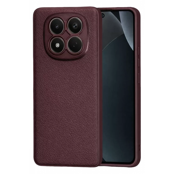 Newface Xiaomi Redmi Note 15 Pro 4G Thermax Silikon Kılıf - Bordo