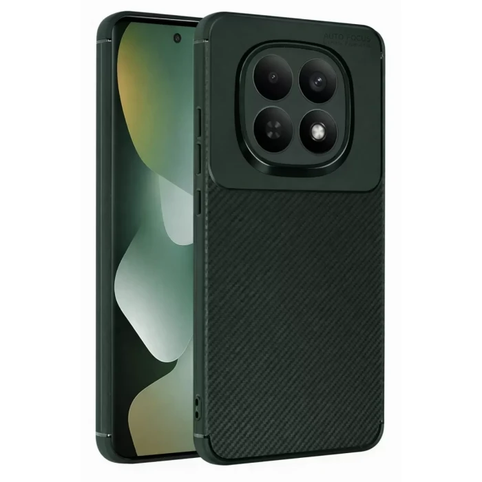 Newface Xiaomi Redmi Note 15 Pro 5G Auto Focus Karbon Kapak - Koyu Yeşil