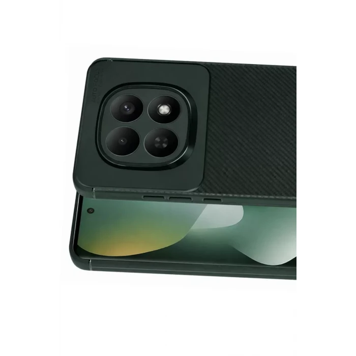 Newface Xiaomi Redmi Note 15 Pro 5G Auto Focus Karbon Kapak - Koyu Yeşil