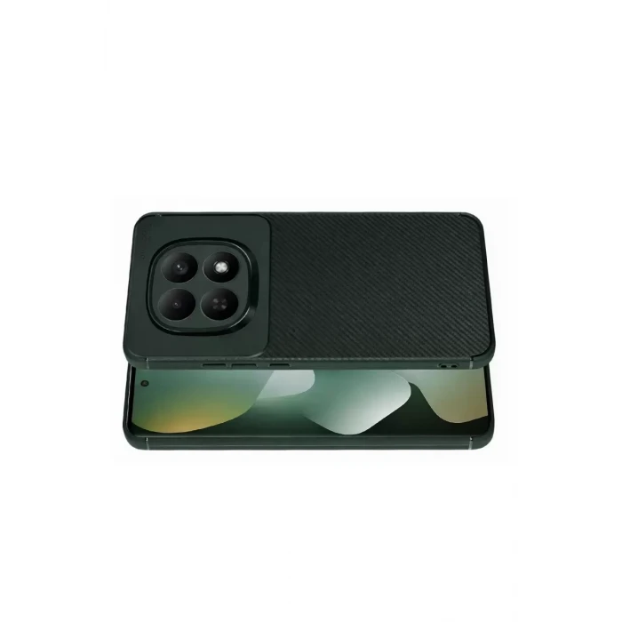 Newface Xiaomi Redmi Note 15 Pro 5G Auto Focus Karbon Kapak - Koyu Yeşil