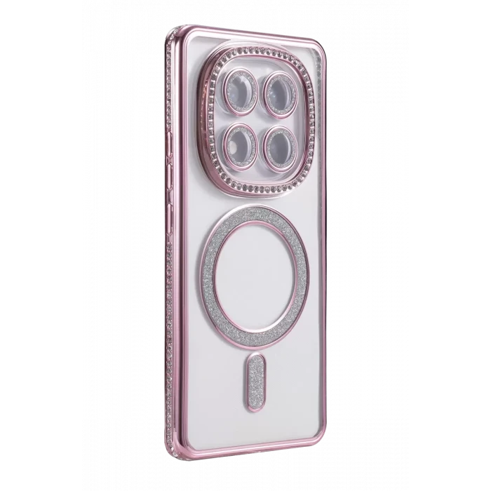 Newface Xiaomi Redmi Note 15 Pro 5G Joke Simli Magneticsafe Kılıf - Pembe