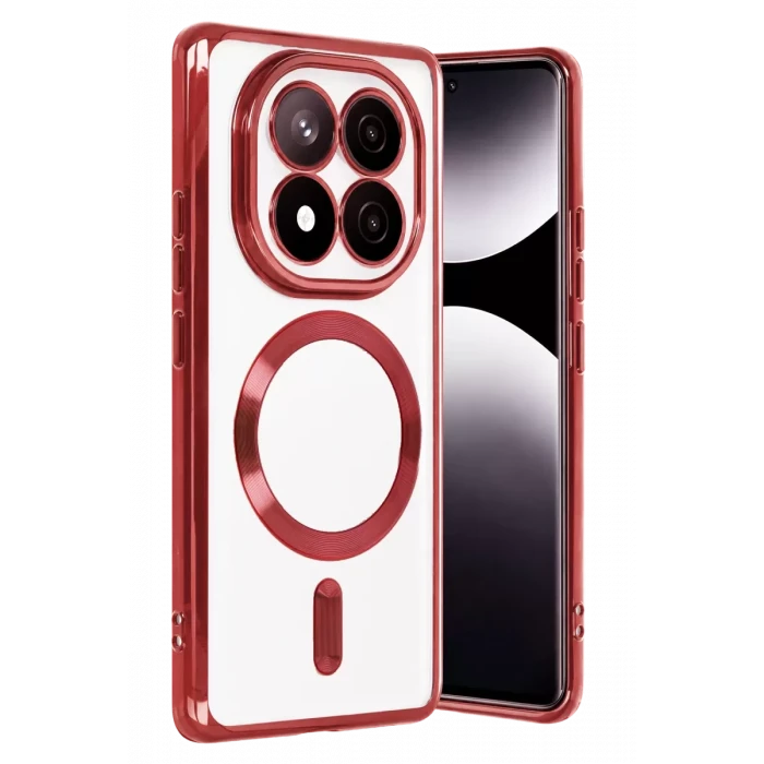 Newface Xiaomi Redmi Note 15 Pro 5G Kross Magneticsafe Kapak - Kırmızı