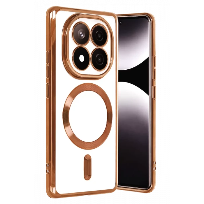 Newface Xiaomi Redmi Note 15 Pro 5G Kross Magneticsafe Kapak - Turuncu