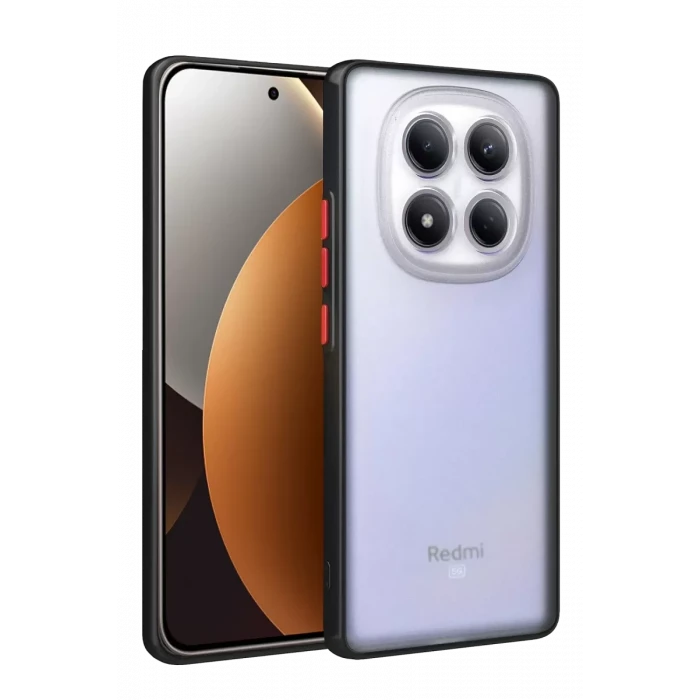 Newface Xiaomi Redmi Note 15 Pro 5G Montreal Silikon Kapak - Siyah