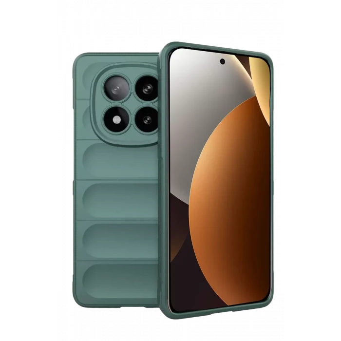 Newface Xiaomi Redmi Note 15 Pro 5G Optimum Silikon - Koyu Yeşil
