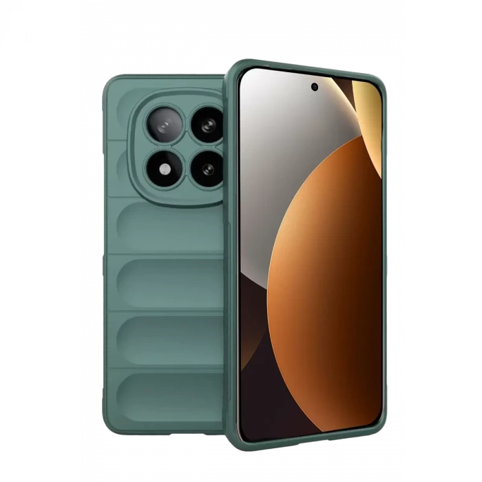 Newface Xiaomi Redmi Note 15 Pro 5G Optimum Silikon - Koyu Yeşil