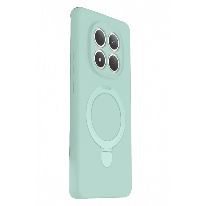 Newface Xiaomi Redmi Note 15 Pro 5G Regal Magsafe Standlı Kapak - Su Yeşili