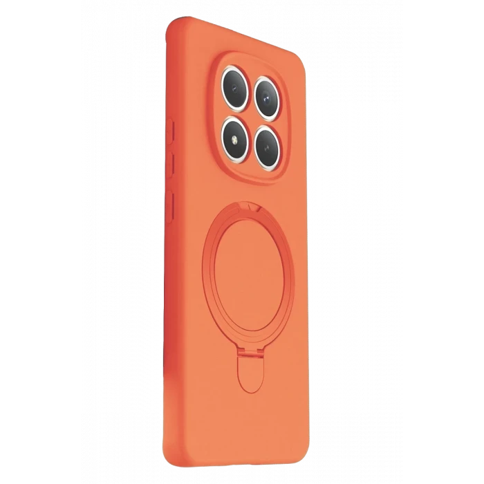 Newface Xiaomi Redmi Note 15 Pro 5G Regal Magsafe Standlı Kapak - Turuncu