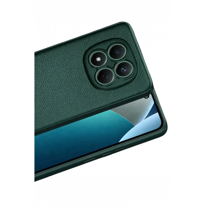 Newface Xiaomi Redmi Note 15 Pro 5G Thermax Silikon Kılıf - Koyu Yeşil