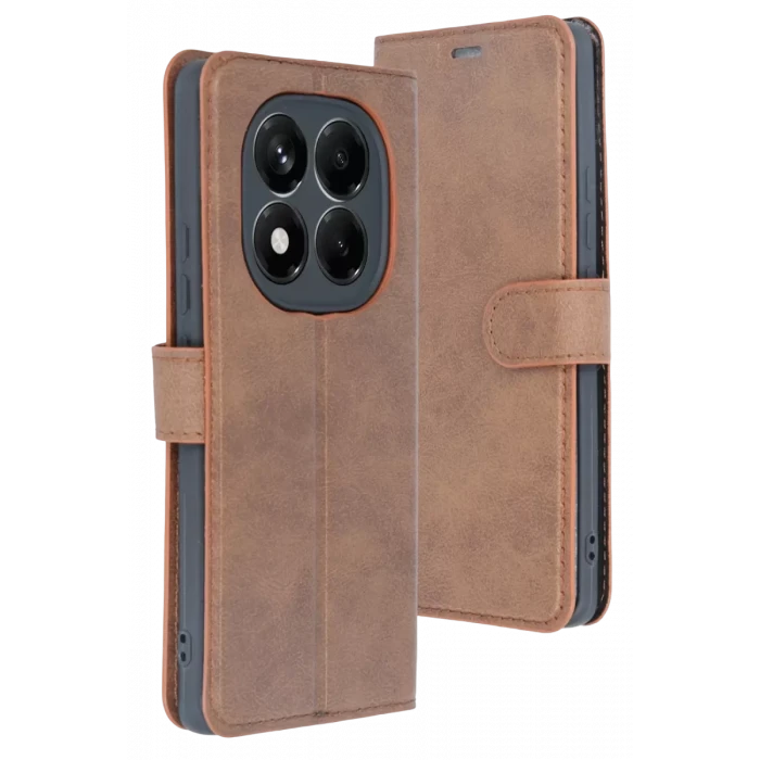 Newface Xiaomi Redmi Note 15 Pro 5G Trend S Plus Kapaklı Kılıf - Taba