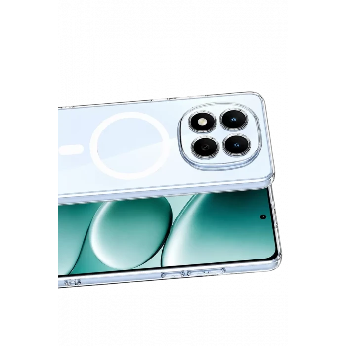 Newface Xiaomi Redmi Note 15 Pro Plus 5G Combo Sert Şeffaf Magsafe Kapak - Şeffaf