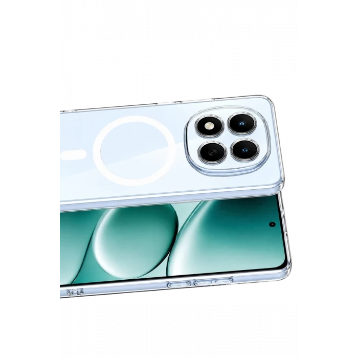 Newface Xiaomi Redmi Note 15 Pro Plus 5G Combo Sert Şeffaf Magsafe Kapak - Şeffaf