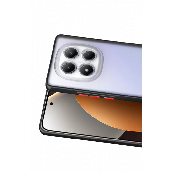 Newface Xiaomi Redmi Note 15 Pro Plus 5G Montreal Silikon Kapak - Siyah