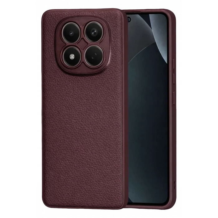 Newface Xiaomi Redmi Note 15 Pro Plus 5G Thermax Silikon Kılıf - Bordo
