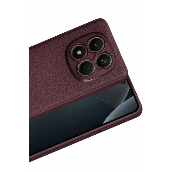 Newface Xiaomi Redmi Note 15 Pro Plus 5G Thermax Silikon Kılıf - Bordo