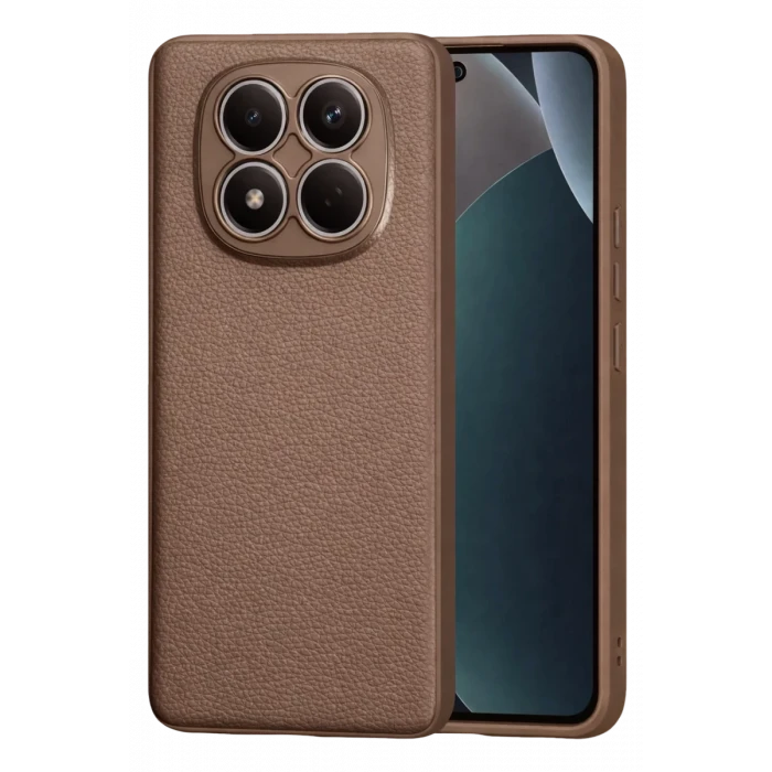 Newface Xiaomi Redmi Note 15 Pro Plus 5G Thermax Silikon Kılıf - Kahverengi