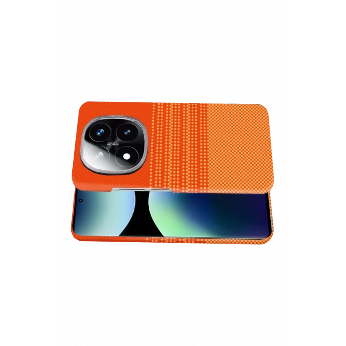 Newface Xiaomi Redmi Note 15 Pro Plus 5G Vega Magsafe Kapak - Turuncu