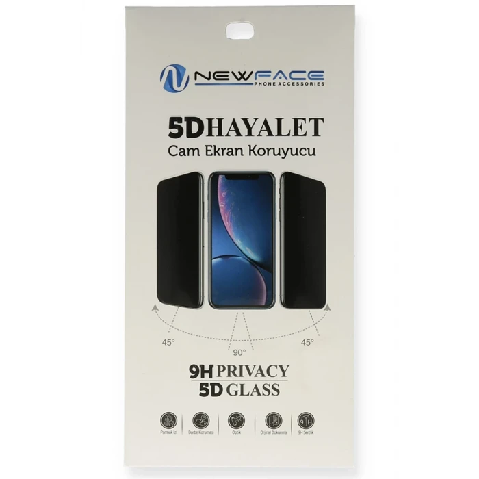 Newface Xiaomi Redmi Note 8 5D Hayalet Cam Ekran Koruyucu