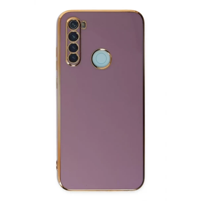 Newface Xiaomi Redmi Note 8 Kılıf Volet Silikon - Mor