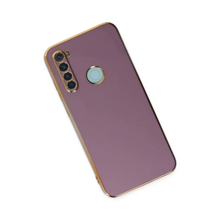 Newface Xiaomi Redmi Note 8 Kılıf Volet Silikon - Mor