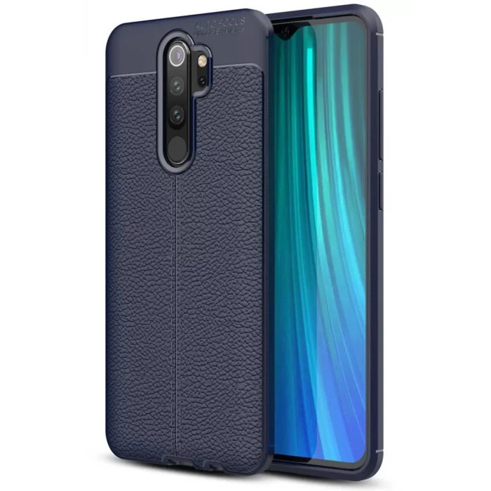 Newface Xiaomi Redmi Note 8 Pro Kılıf Auto Focus Kapak - Lacivert
