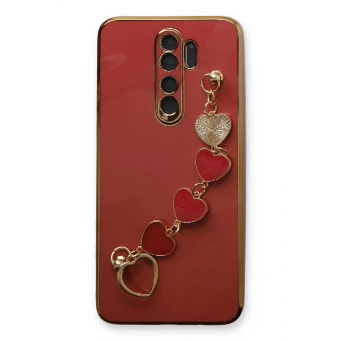 Newface Xiaomi Redmi Note 8 Pro Kılıf Esila Silikon - Kırmızı