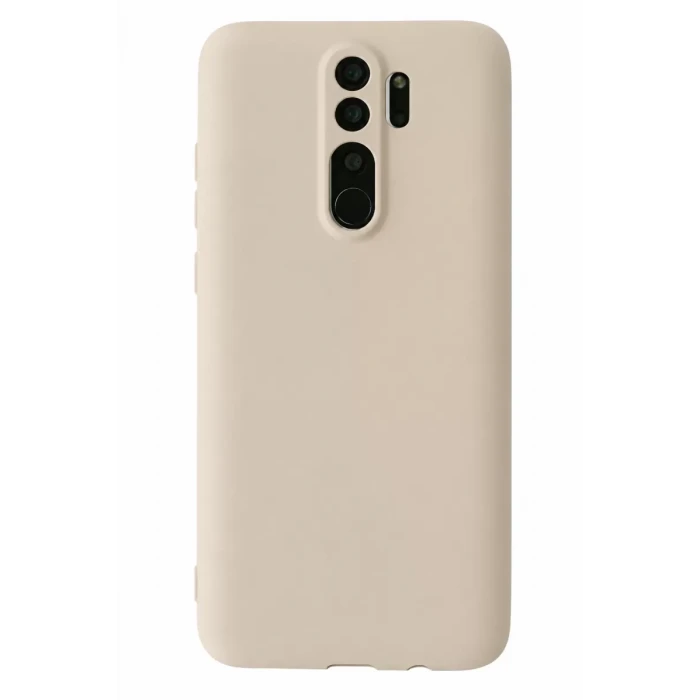 Newface Xiaomi Redmi Note 8 Pro Kılıf First Silikon - Krem