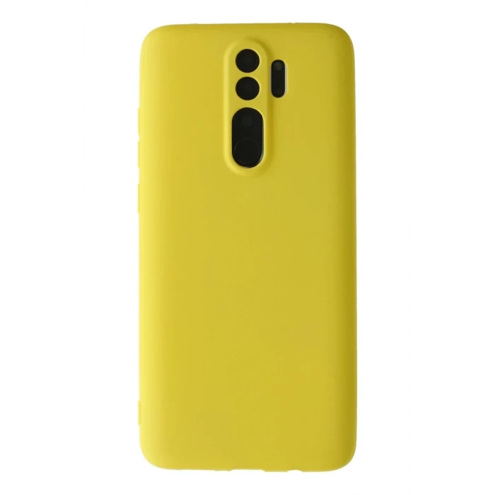 Newface Xiaomi Redmi Note 8 Pro Kılıf First Silikon - Sarı