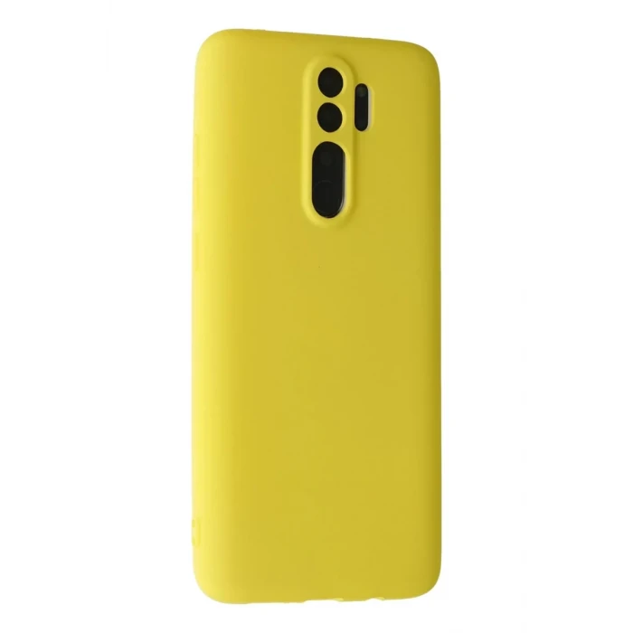 Newface Xiaomi Redmi Note 8 Pro Kılıf First Silikon - Sarı