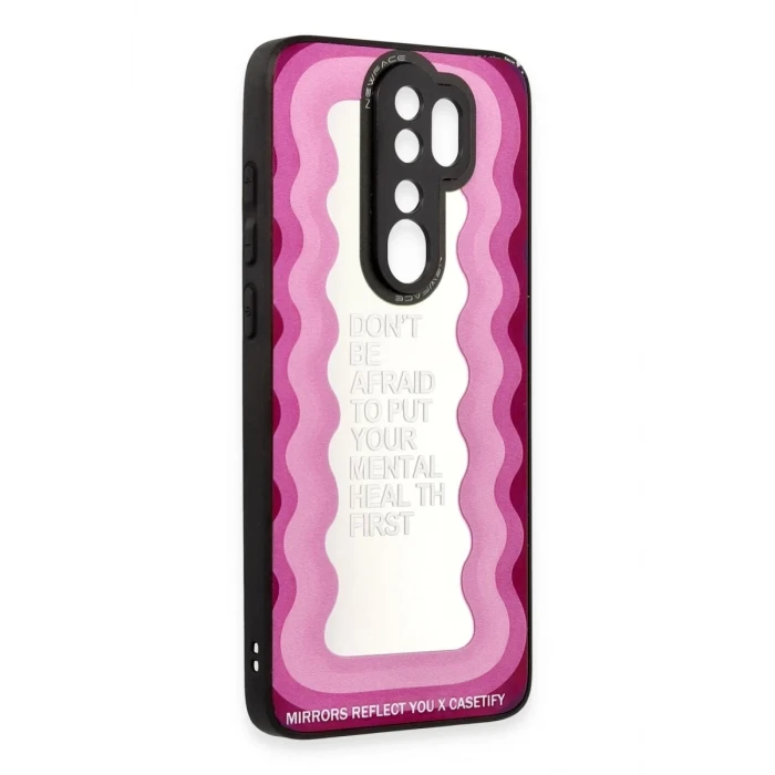 Newface Xiaomi Redmi Note 8 Pro Kılıf Mirror Desenli Kapak - Mirror - 11