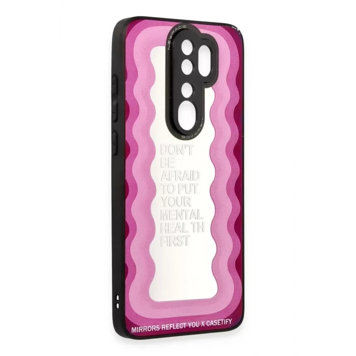 Newface Xiaomi Redmi Note 8 Pro Kılıf Mirror Desenli Kapak - Mirror - 11