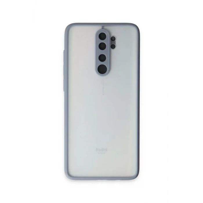 Newface Xiaomi Redmi Note 8 Pro Kılıf Montreal Silikon Kapak - Gri