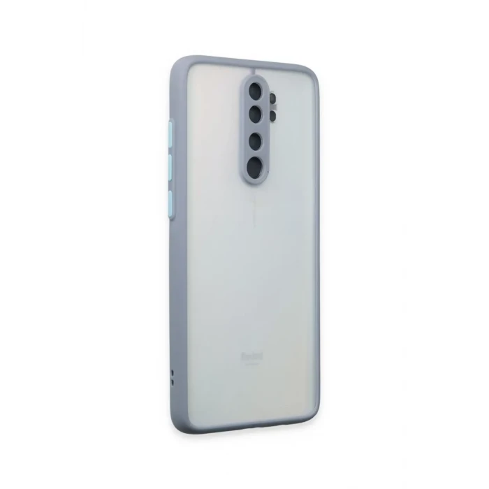 Newface Xiaomi Redmi Note 8 Pro Kılıf Montreal Silikon Kapak - Gri