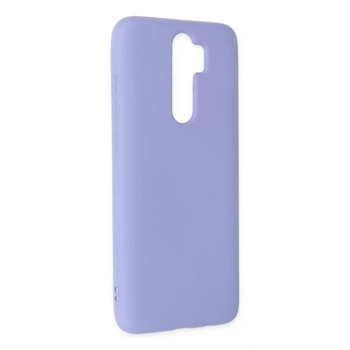 Newface Xiaomi Redmi Note 8 Pro Kılıf Nano içi Kadife Silikon - Lila
