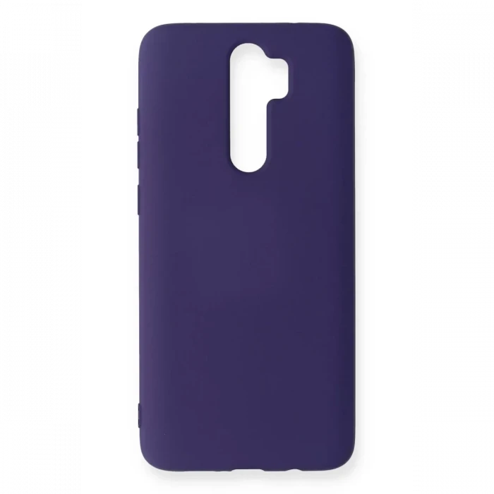 Newface Xiaomi Redmi Note 8 Pro Kılıf Nano içi Kadife Silikon - Mor