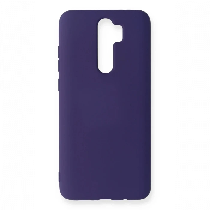 Newface Xiaomi Redmi Note 8 Pro Kılıf Nano içi Kadife Silikon - Mor