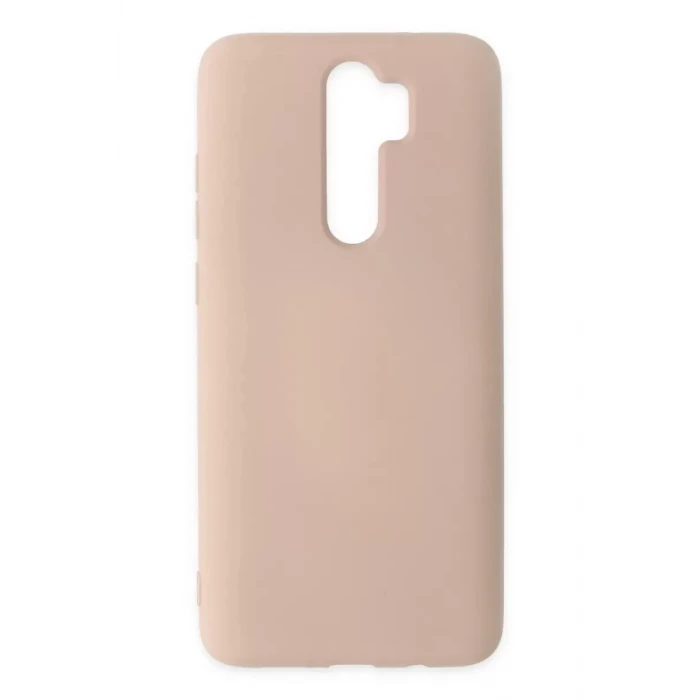 Newface Xiaomi Redmi Note 8 Pro Kılıf Nano içi Kadife Silikon - Pudra