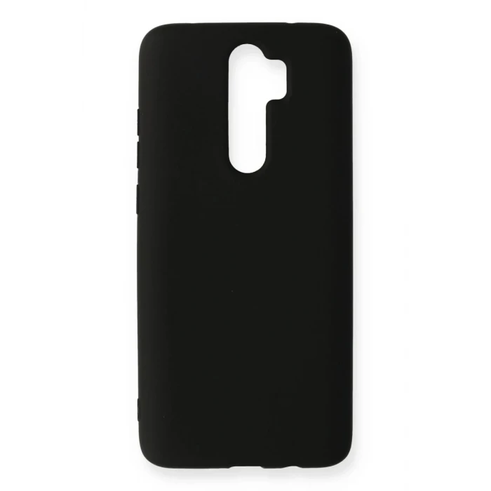 Newface Xiaomi Redmi Note 8 Pro Kılıf Nano içi Kadife Silikon - Siyah